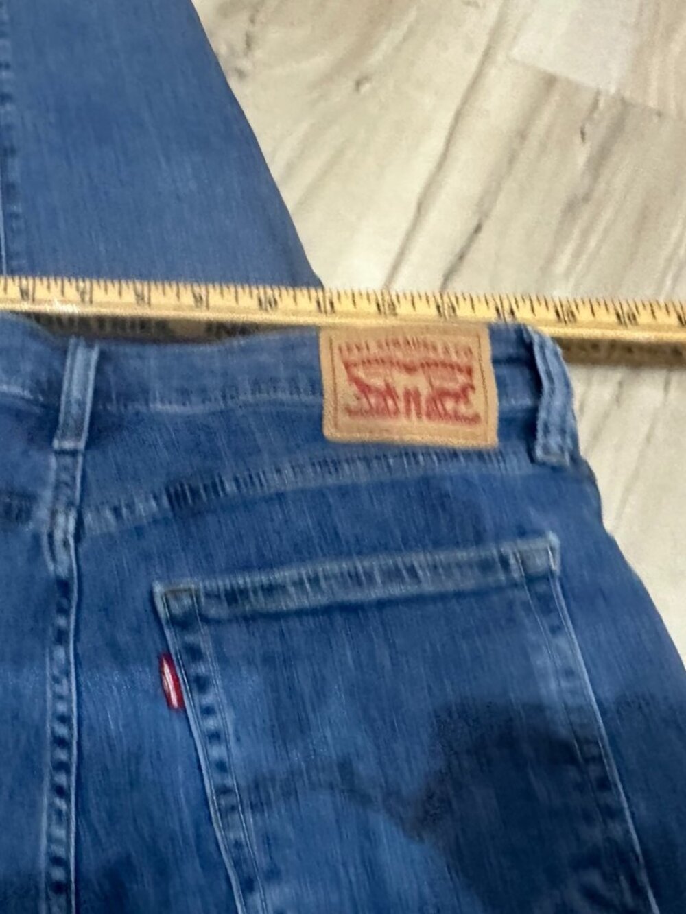 Levi's 721 High Rise Skinny Jeans Women's Size 30 Blue Stretch Denim Pants - Picture 6 of 7